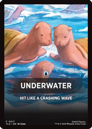 Image of Underwater Theme Card [Avatar: The Last Airbender Tokens]