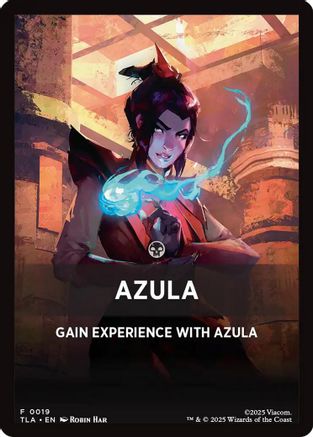 Image of Azula Theme Card [Avatar: The Last Airbender Tokens]