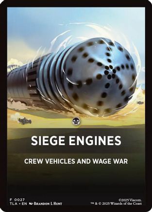 Image of Siege Engines Theme Card [Avatar: The Last Airbender Tokens]
