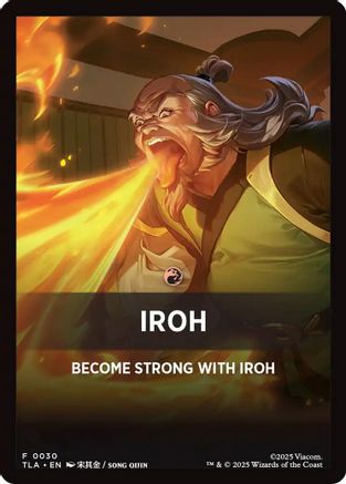 Image of Iroh Theme Card [Avatar: The Last Airbender Tokens]