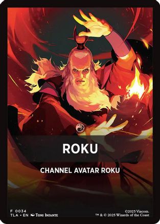 Image of Roku Theme Card [Avatar: The Last Airbender Tokens]