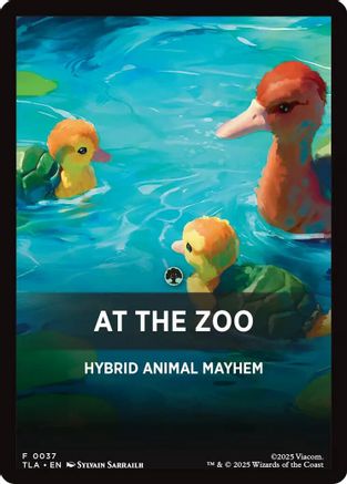 Image of At The Zoo Theme Card [Avatar: The Last Airbender Tokens]