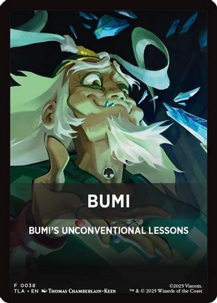 Image of Bumi Theme Card [Avatar: The Last Airbender Tokens]