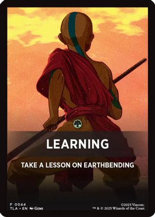 Image of Learning Theme Card [Avatar: The Last Airbender Tokens]