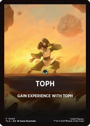 Image of Toph Theme Card [Avatar: The Last Airbender Tokens]