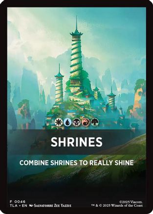 Image of Shrines Theme Card [Avatar: The Last Airbender Tokens]