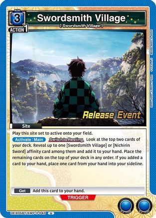 Image of Swordsmith Village (UEX05BT/KMY-3-040) - UEX05BT Demon Slayer Kimetsu no Yaiba Vol2 Release Event Cards