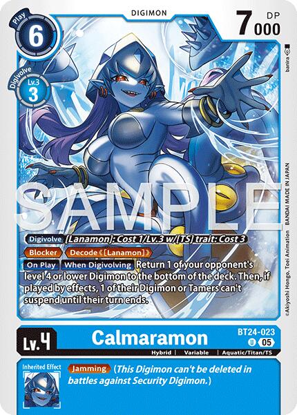 Image of Calmaramon [BT24-023] [Time Stranger]