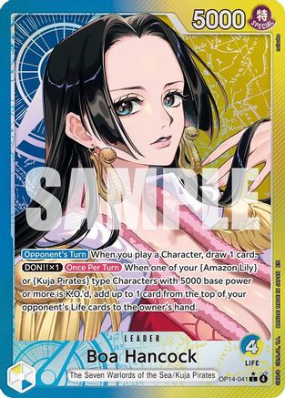 Image of Boa Hancock (OP14-041) (Alternate Art) [The Azure Sea's Seven]