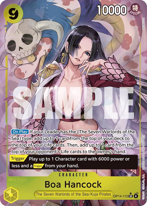 Image of Boa Hancock (OP14-112) (Alternate Art) [The Azure Sea's Seven]
