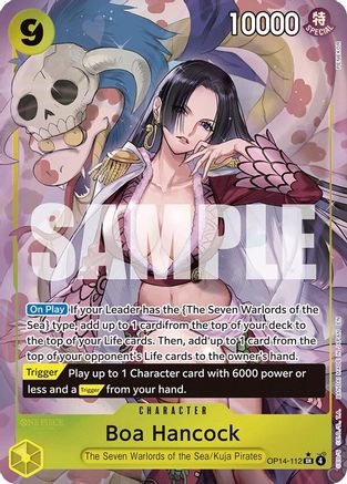 Image of Boa Hancock (OP14-112) (Alternate Art) [The Azure Sea's Seven]