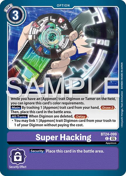 Image of Super Hacking [BT24-099] [Time Stranger]