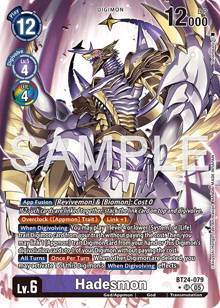 Image of Hadesmon [BT24-079] (Alternate Art) [Time Stranger]
