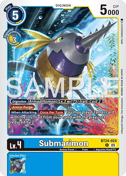 Image of Submarimon [BT24-024] [Time Stranger]