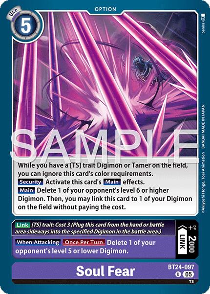 Image of Soul Fear [BT24-097] [Time Stranger]