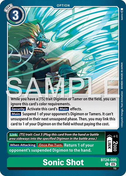 Image of Sonic Shot [BT24-095] [Time Stranger]