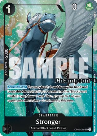 Image of Stronger (CS 25-26 Winner Card Set 2) (OP09-089) - One Piece Promotion Cards Foil