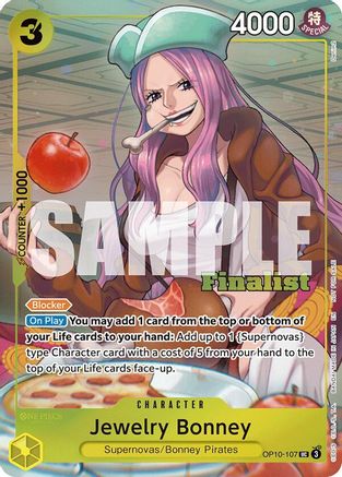 Image of Jewelry Bonney (CS 25-26 Finalist Card Set 2) (OP10-107) - One Piece Promotion Cards Foil