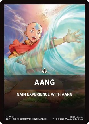 Image of Aang Theme Card [Avatar: The Last Airbender Tokens]
