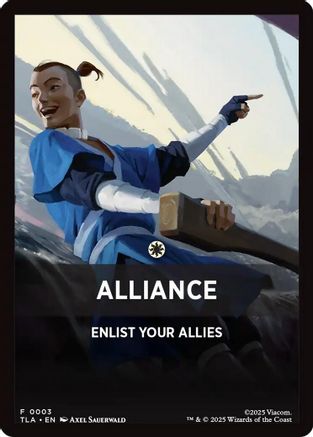 Image of Alliance Theme Card [Avatar: The Last Airbender Tokens]
