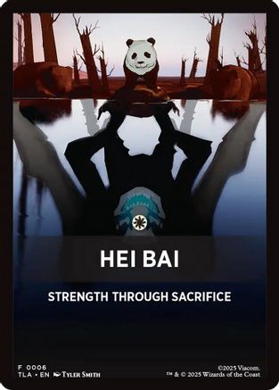 Image of Hei Bai Theme Card [Avatar: The Last Airbender Tokens]