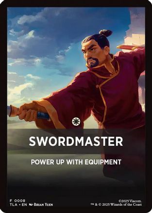 Image of Swordmaster Theme Card [Avatar: The Last Airbender Tokens]