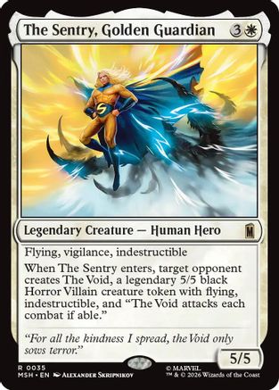 Image of The Sentry, Golden Guardian [Marvel Super Heroes]
