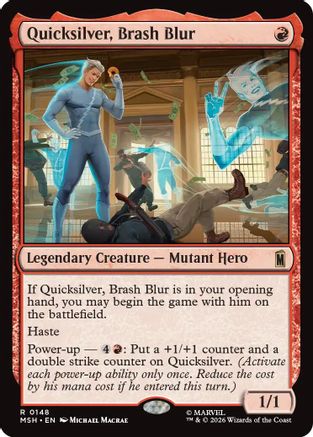 Image of Quicksilver, Brash Blur [Marvel Super Heroes]