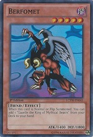 Image of Berfomet [LCYW-EN045] Super Rare