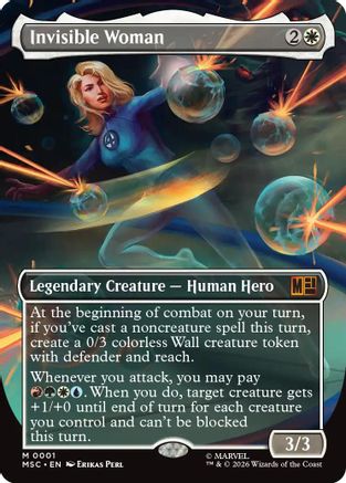 Image of Invisible Woman (Borderless) [Marvel Super Heroes Commander]