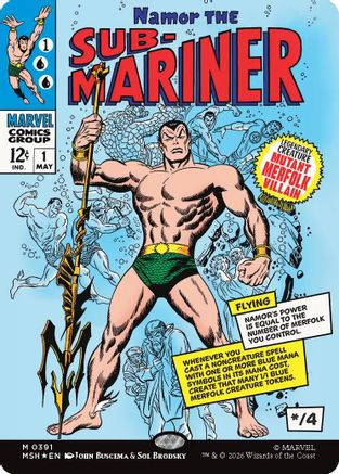 Image of Namor The Sub-Mariner (Borderless) [Marvel Super Heroes]