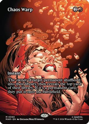 Image of Chaos Warp (Borderless) [Marvel Universe: Eternal-Legal]