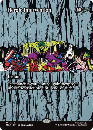 Image of Heroic Intervention (0078) (Borderless) [Marvel Universe: Eternal-Legal]