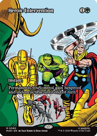 Image of Heroic Intervention (0080) (Borderless) [Marvel Universe: Eternal-Legal]