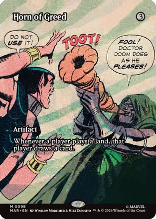 Image of Horn of Greed (Borderless) [Marvel Universe: Eternal-Legal]