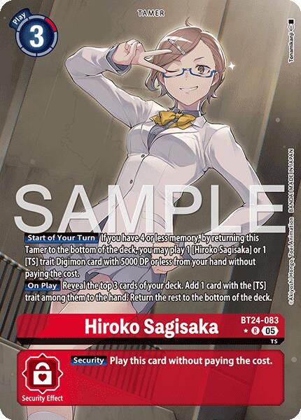 Image of Hiroko Sagisaka [BT24-083] (Alternate Art) [Time Stranger]