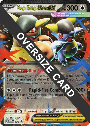 Image of Mega Kangaskhan ex (025) (Jumbo Card) [Mega Evolution Promo]