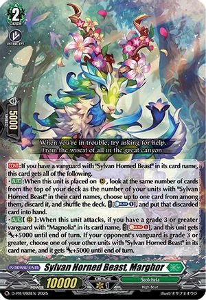 Image of Sylvan Horned Beast, Marghor (D-PR/998EN) [D Promo Cards]