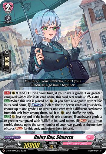 Image of Rainy Day, Shaerra (D-PR/1000EN) [D Promo Cards]