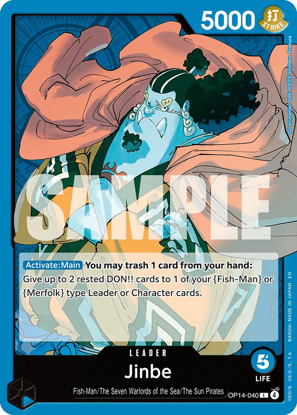 Image of Jinbe (OP14-040) [The Azure Sea's Seven]