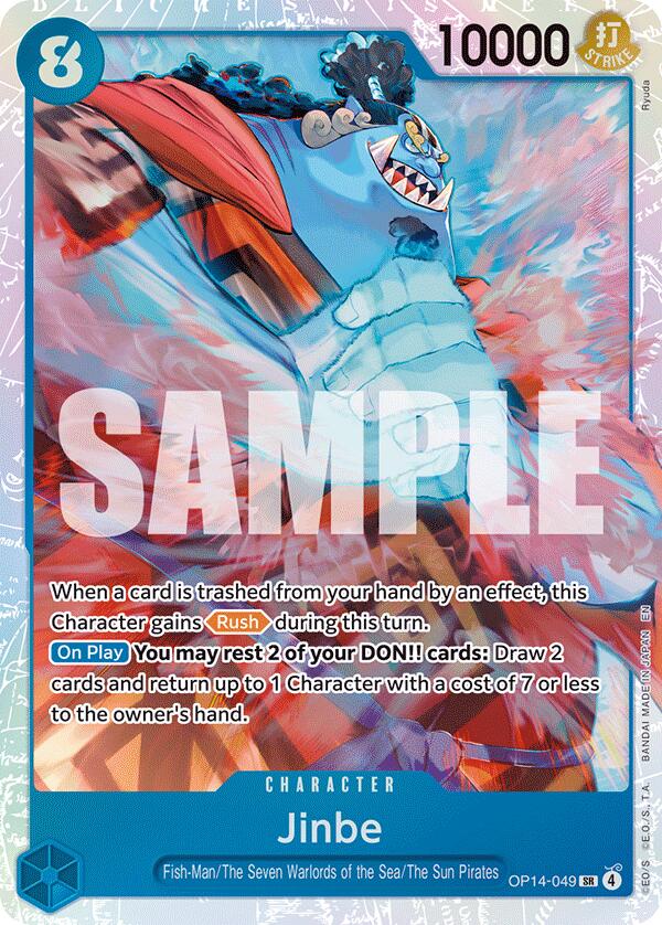 Image of Jinbe (OP14-049) [The Azure Sea's Seven]