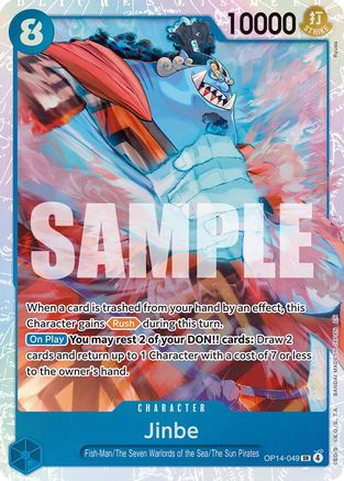 Image of Jinbe (OP14-049) [The Azure Sea's Seven]