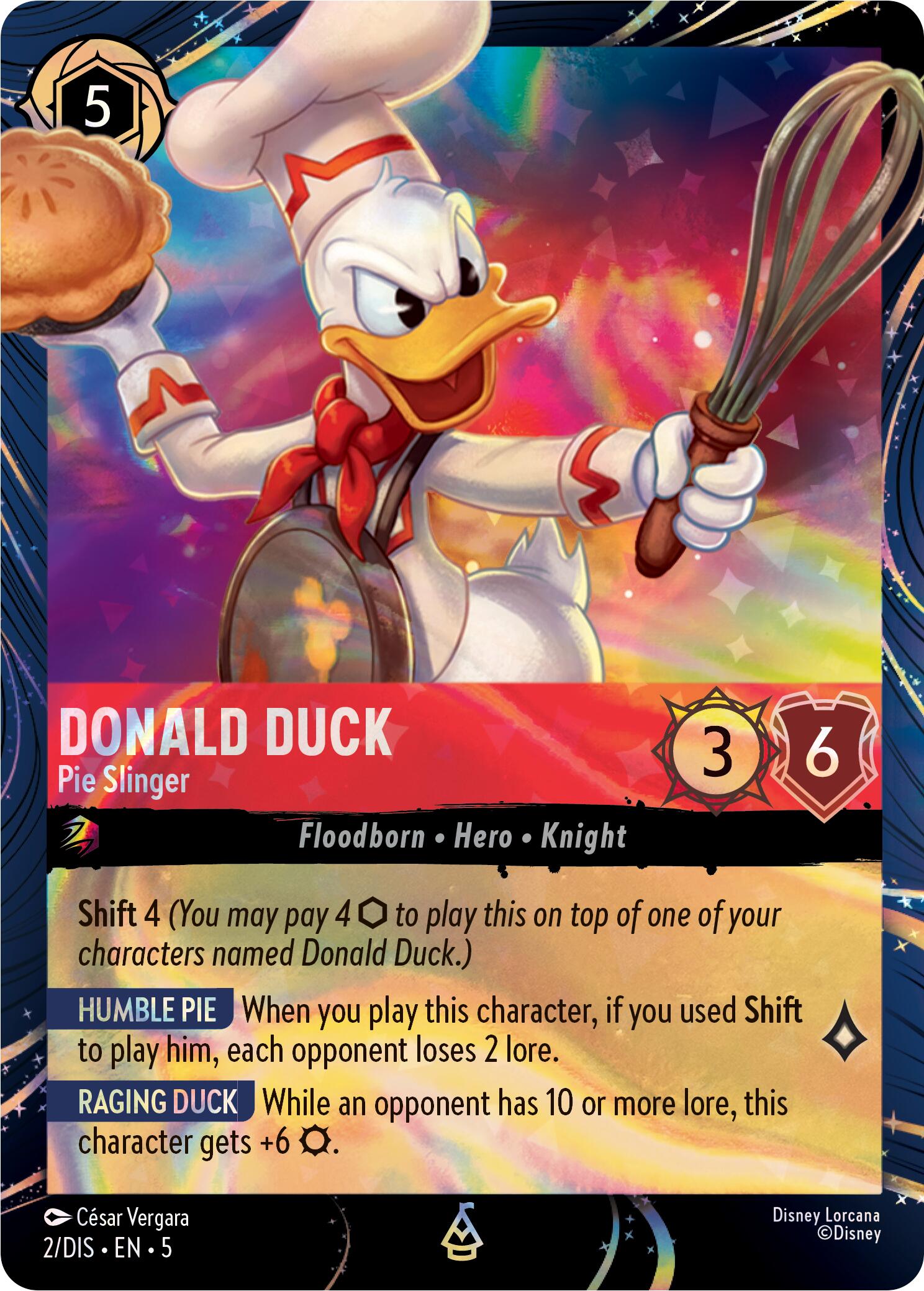 Image of Donald Duck - Pie Slinger (2) [Promo Cards]