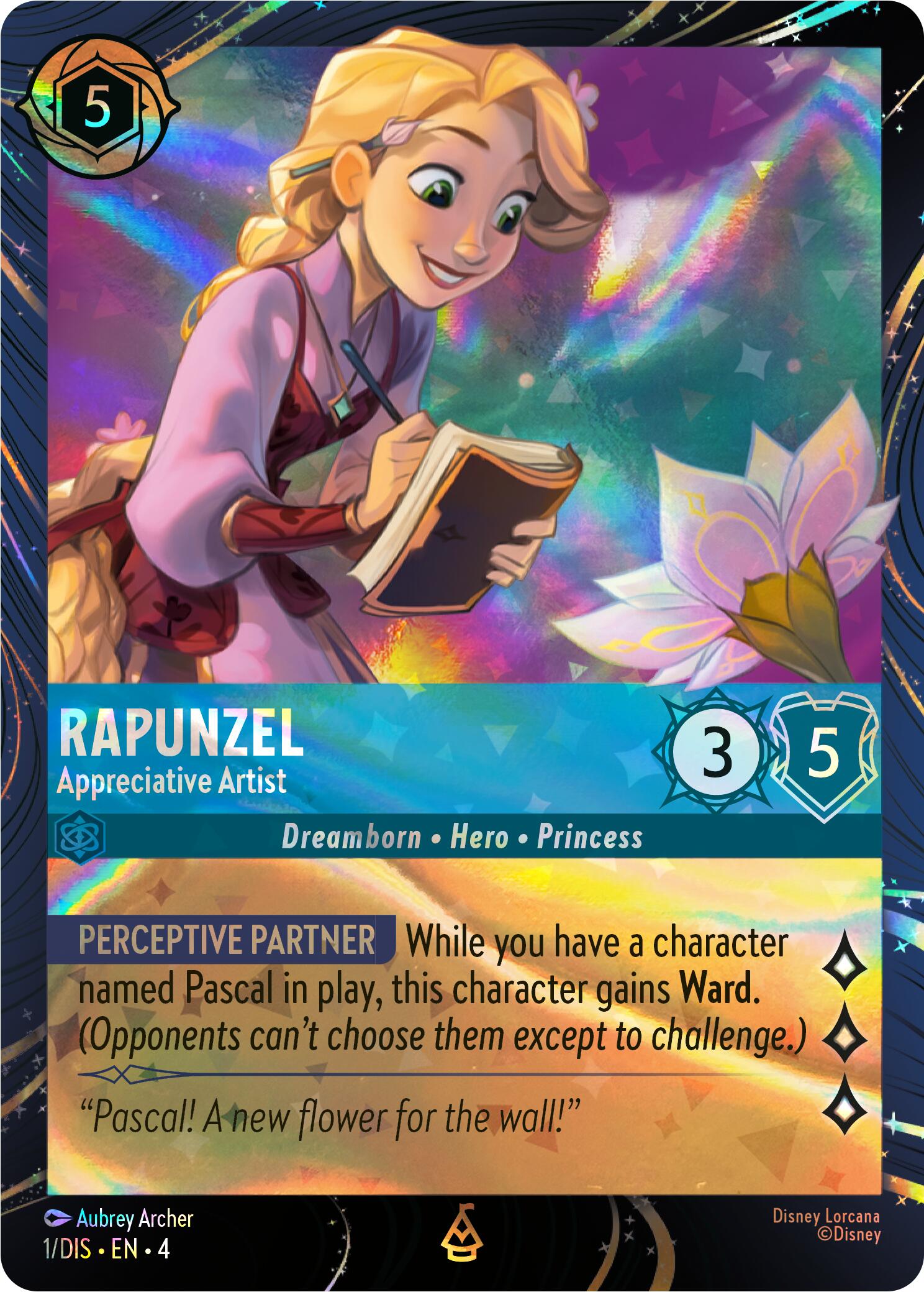 Image of Rapunzel - Appreciative Artist (1) [Promo Cards]