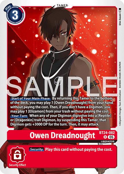 Image of Owen Dreadnought [BT24-082] [Time Stranger]