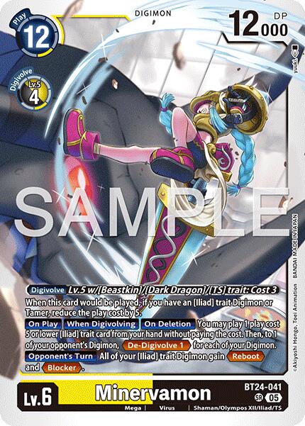 Image of Minervamon [BT24-041] [Time Stranger]
