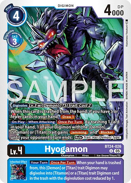 Image of Hyogamon [BT24-026] [Time Stranger]