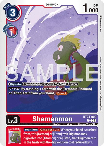 Image of Shamanmon [BT24-009] [Time Stranger]