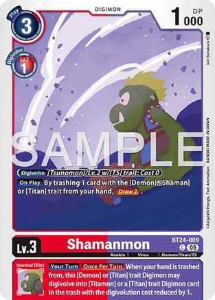 Image of Shamanmon [BT24-009] [Time Stranger]