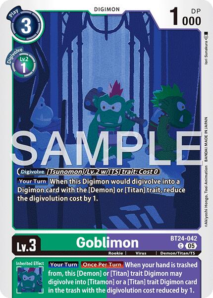 Image of Goblimon [BT24-042] [Time Stranger]
